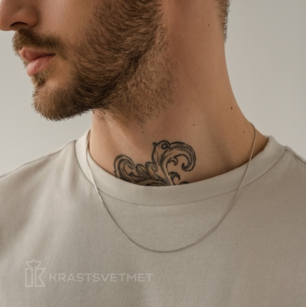 Цепь из серебра 925, плетение «Якорь»